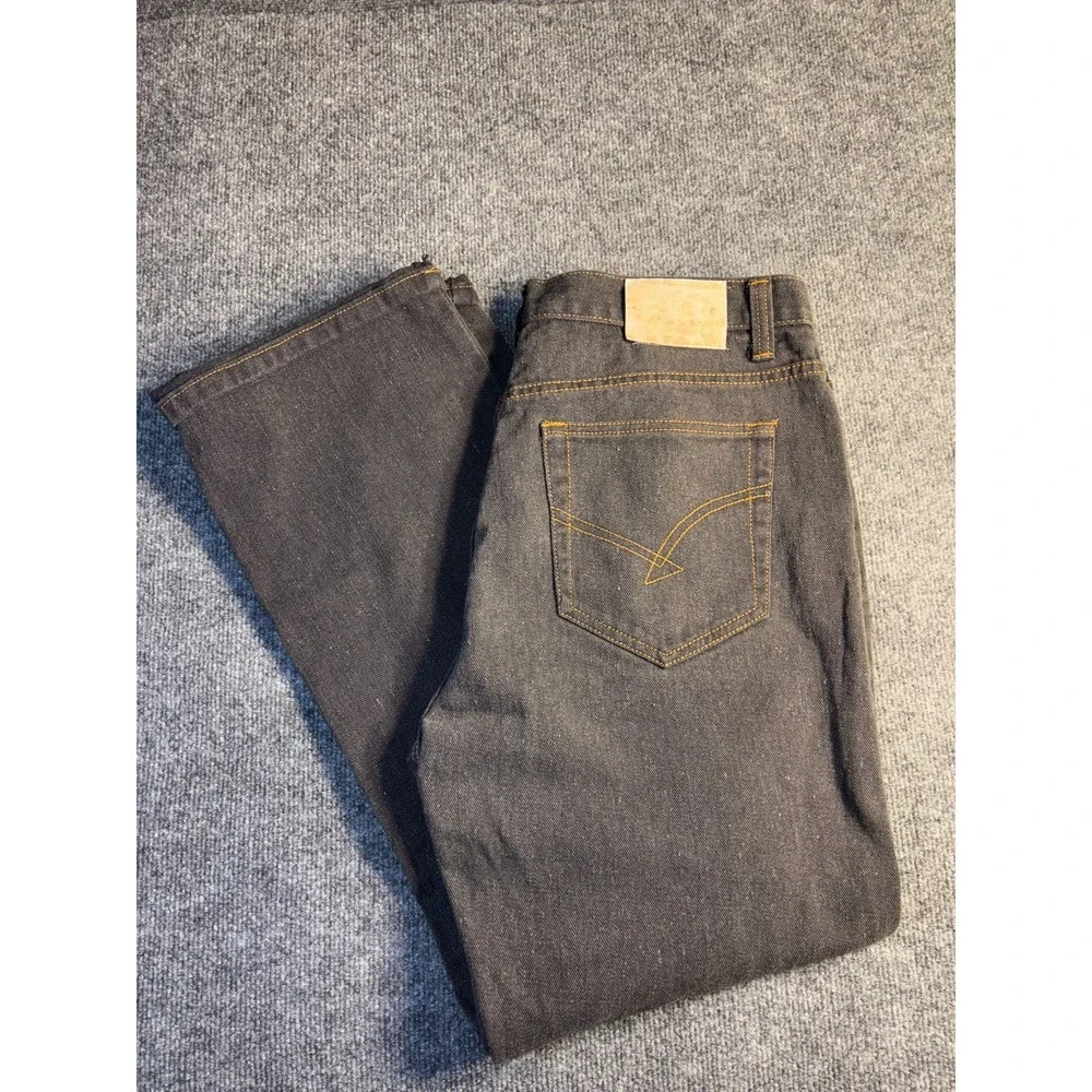 Outstation‎ Originals Jeans Mens 38/32 Black Denim Stretch Dark Wash Outdoor